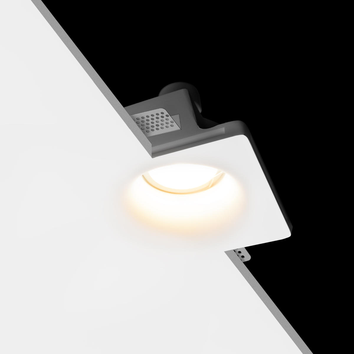 Встраиваемый гипсовый светильник Loft IT Ghost 10356F, белый