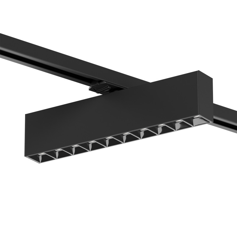 Светильник на шине 27,3*3,5*6 см, LED * 20W, 4000K, Denkirs Edder DK6444-BK, черный