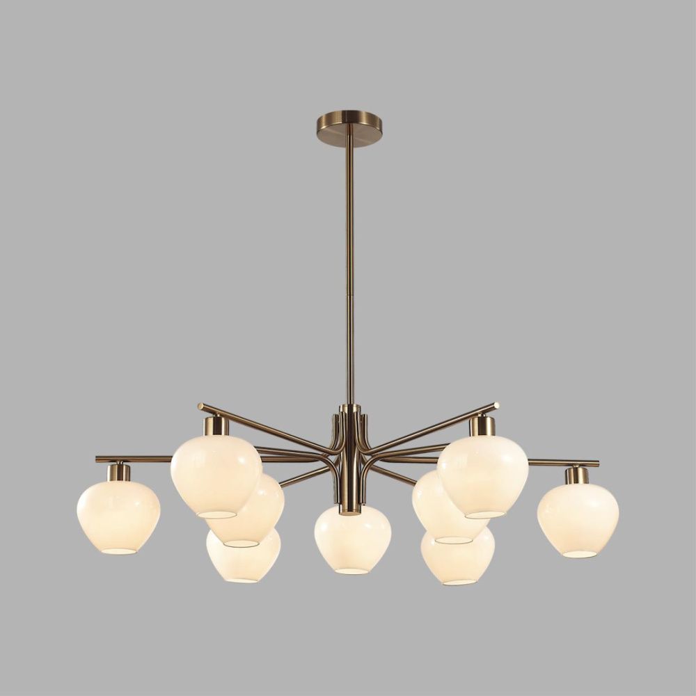 Люстра *92*78-78 см, 9*E14*40W, Lumion Carmela LUM8278/9, латунь