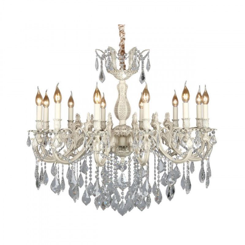 Подвесная люстра 90*77-77 см, 12*E14, 40W, Omnilux Omnilux 744 OML-74403-12, бежевый