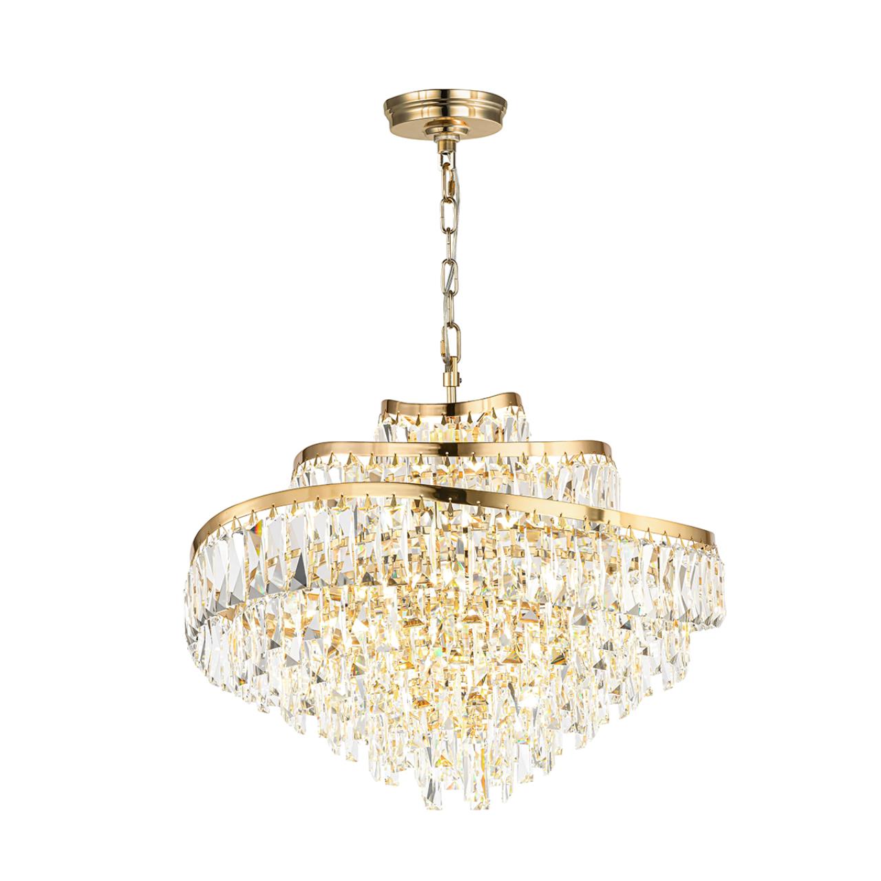 Люстра 55*55*130 см, 12 E14*40W, Odeon Light Wayta, золотой 5073/12