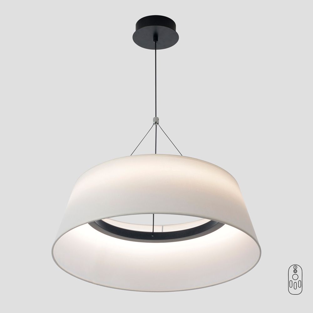 Светильник подвесной *49*16- см, *LED*30W, 3000-6000K, Crystal Lux Fusion FUSION SP30W LED, Черный