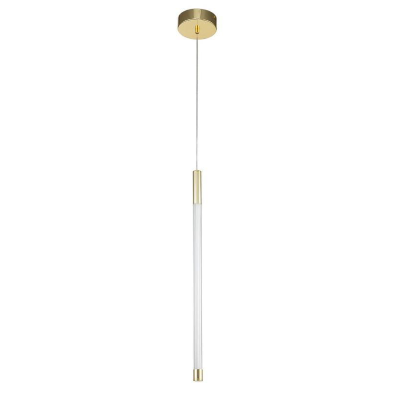Подвесной светильник 250*250*635/2135 мм, 1*LED 10W 4000K золото Indigo Vettore V000037L, 14006/1P Gold