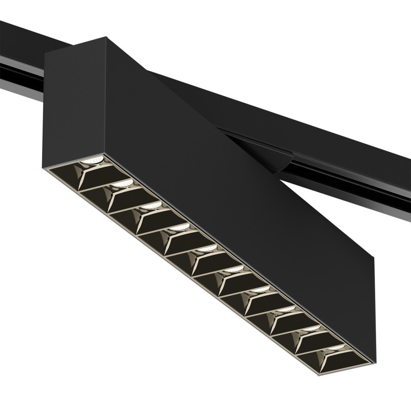 Светильник на шине 27,3*3,5*6 см, LED * 20W, 3000K, Denkirs Edder DK6434-BK, черный