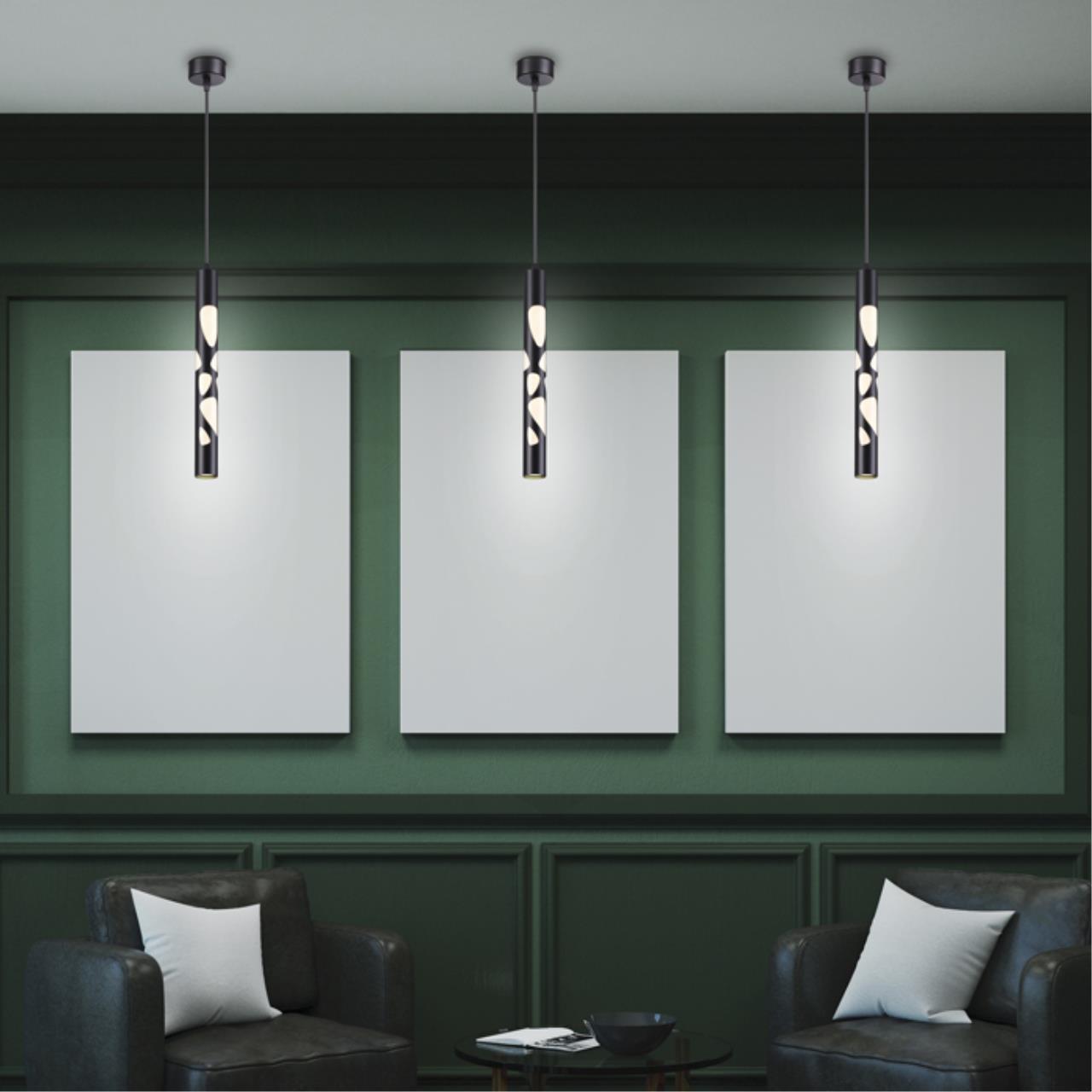 Подвесной светодиодный светильник Novotech Arte 358132, 20W LED, 4000K, черный