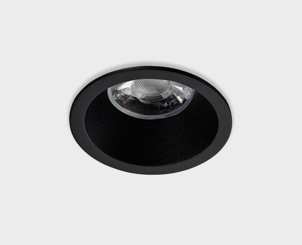 Встраиваемый светодиодный светильник Italline DL 3241 black, 10W LED, 3000K, черный