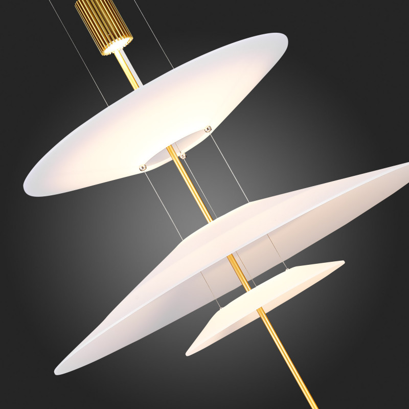 Люстра подвесная 50 см, 15W 3000K ST LUCE ISOLA SL6101.213.01 Золотистый