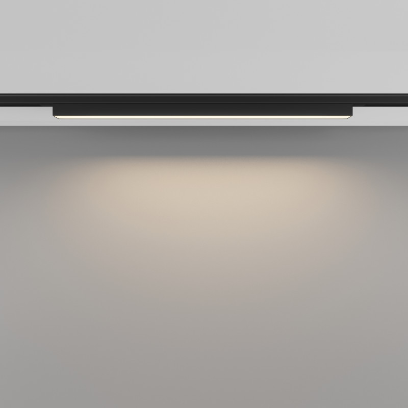 Трековый светильник 45*1*1,8 см, LED 12W 3000K Maytoni Technical Accessories for tracks Levity Basis TR192-1-12W3K-B черный