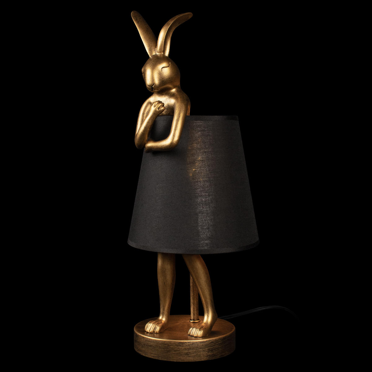 Настольная лампа 16*38 см, 1*E14 LOFT IT Lapine 10315/A Black золото