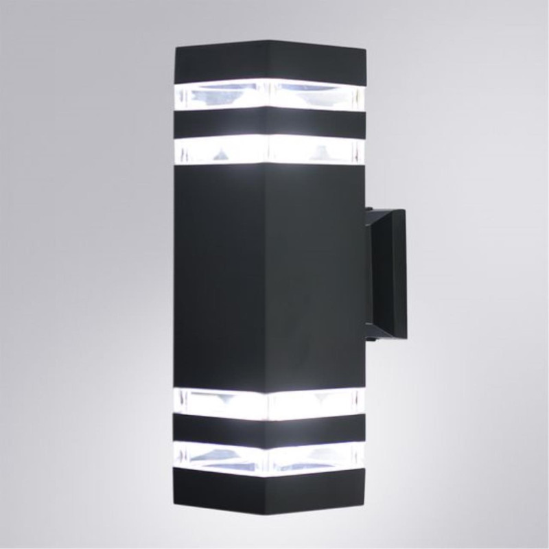 Настенный светильник 14*9*30 cм, 2*E27*20W Arte Lamp Heather A4413AL-2BK черный