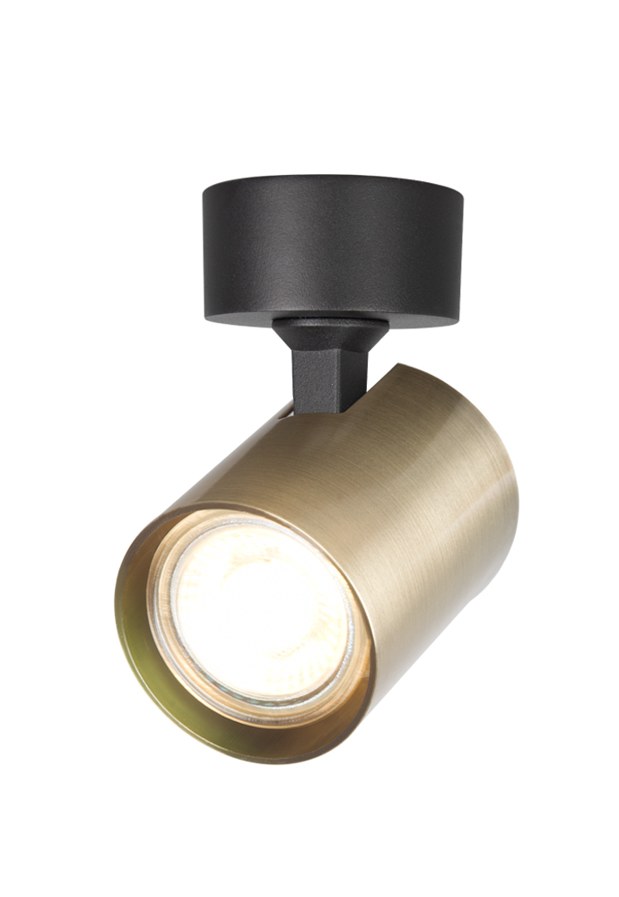 Светильник 6 см, Crystal Lux CLT 017CW1R BL-BZ Черный/бронза