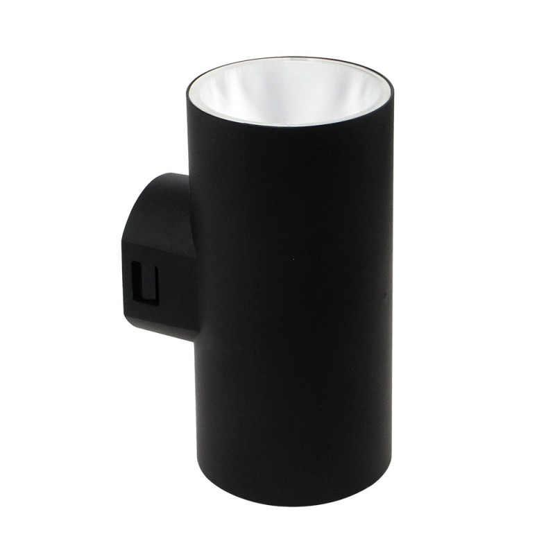 Уличный настенный светильник 16 см, 18W, 3000-6500K, Arte Lamp Alcyone A6109AL-2BK, черный