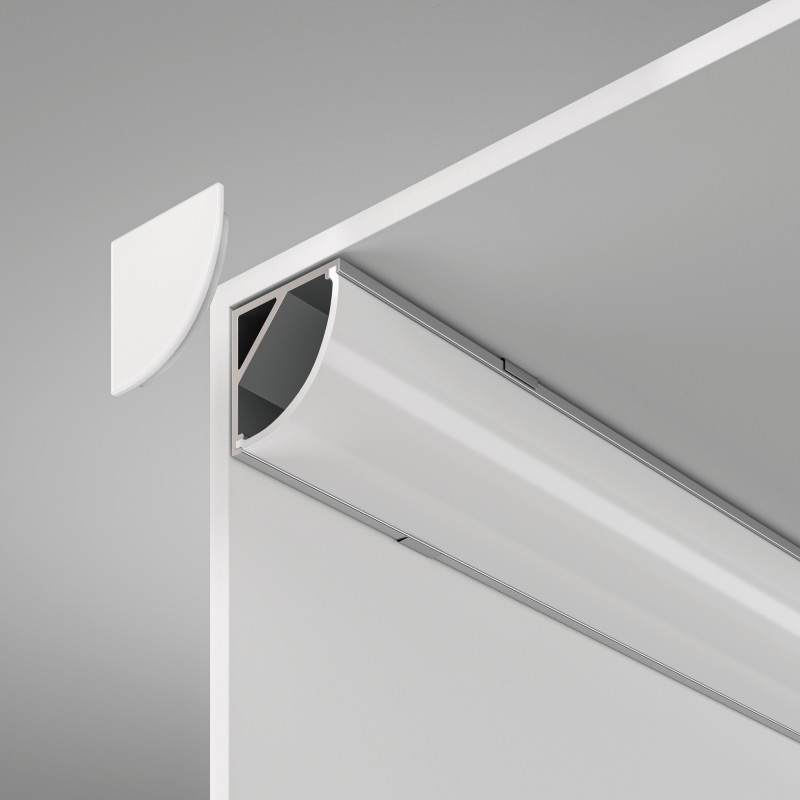 Алюминиевый профиль  Накладной 2000*16*16 мм Maytoni Technical Led Strip ALM008S-2M Серебро, цена за штуку