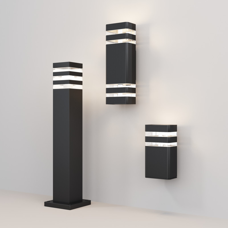 Уличный настенный светильник Maytoni Unter den Linden O578WL-02B, черный