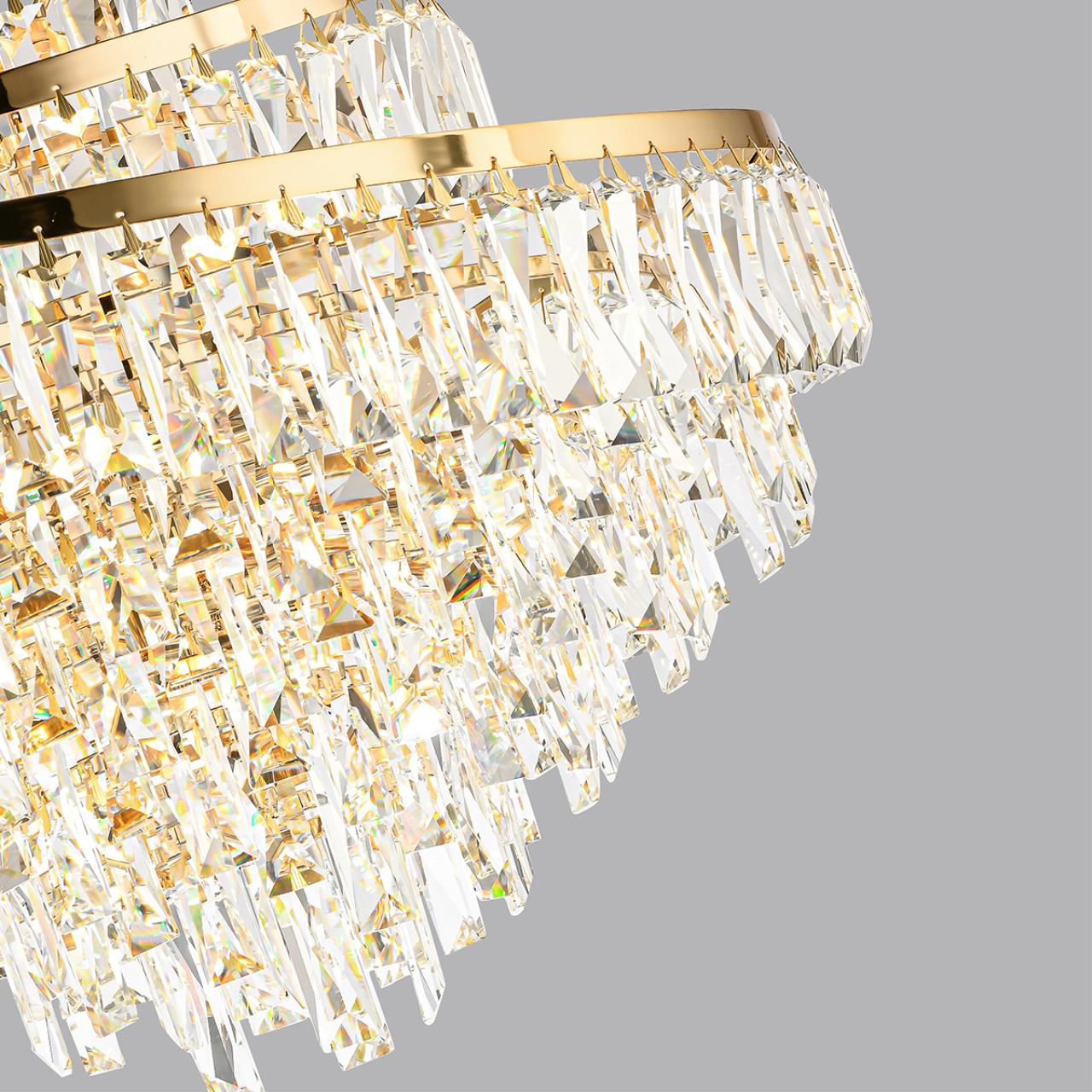 Люстра 65*130 см, 14 E14*40W, Odeon Light Wayta, золотой 5073/14