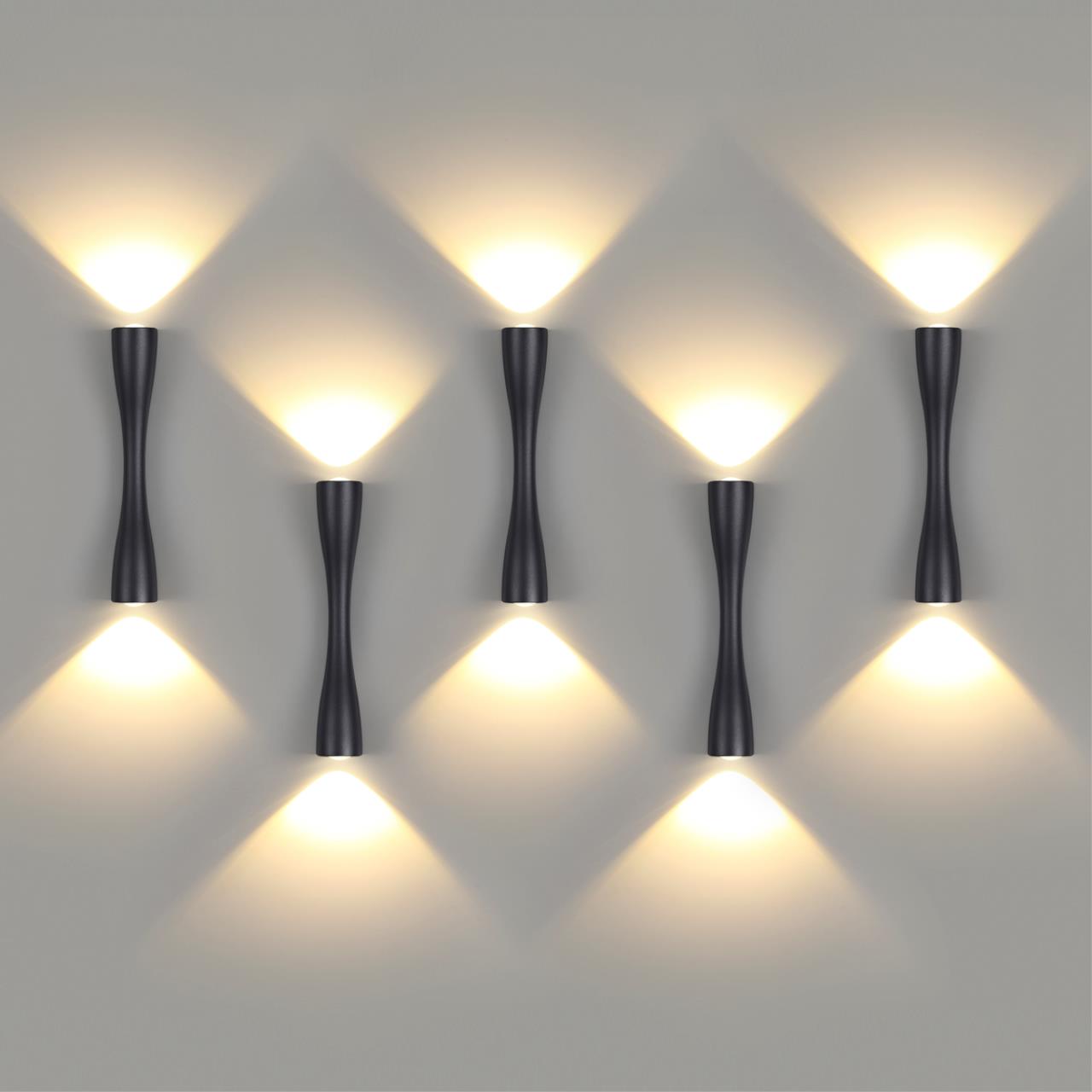 Настенный светодиодный светильник Odeon Light Anika 4291/10WL Черный