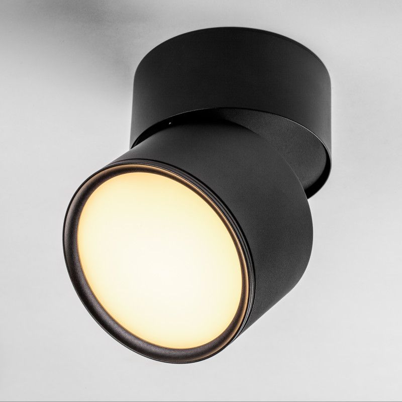 Спот *10*-11,2 см, *LED*12W, 3000/4000/6000K, Lightstar Acuto 215887, черный