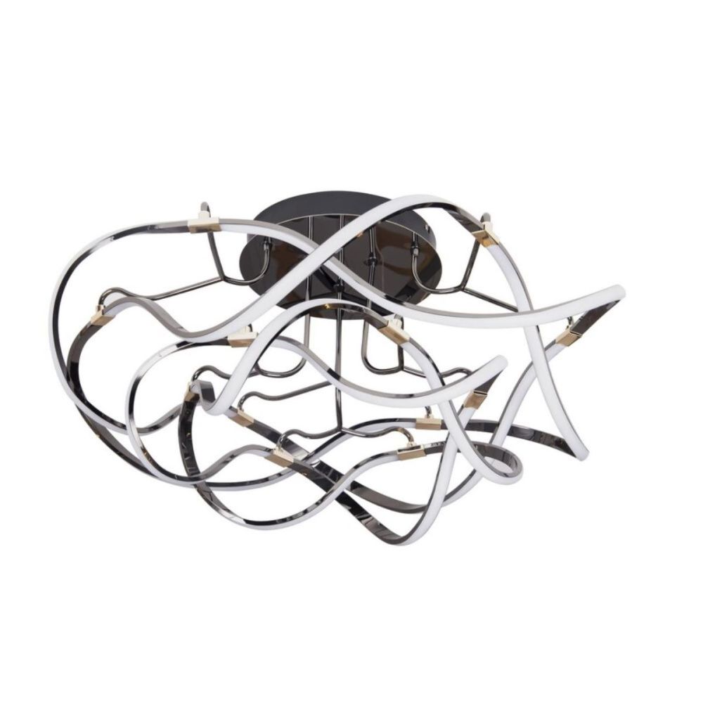 Потолочная люстра 80 см, 70W, 4000K, Aployt Dzhin APL.062.07.70, черный