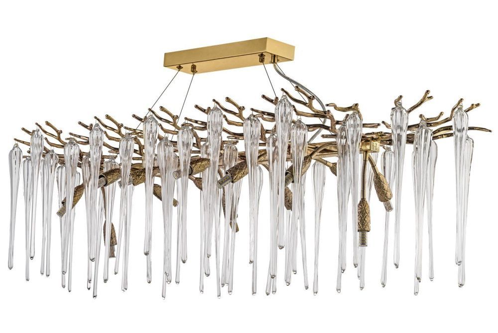 Люстра подвесная ** см, 14*G9*40W, Dio D`arte Tavenna Gold Tavenna H 1.5.120x40.101 G, золотой