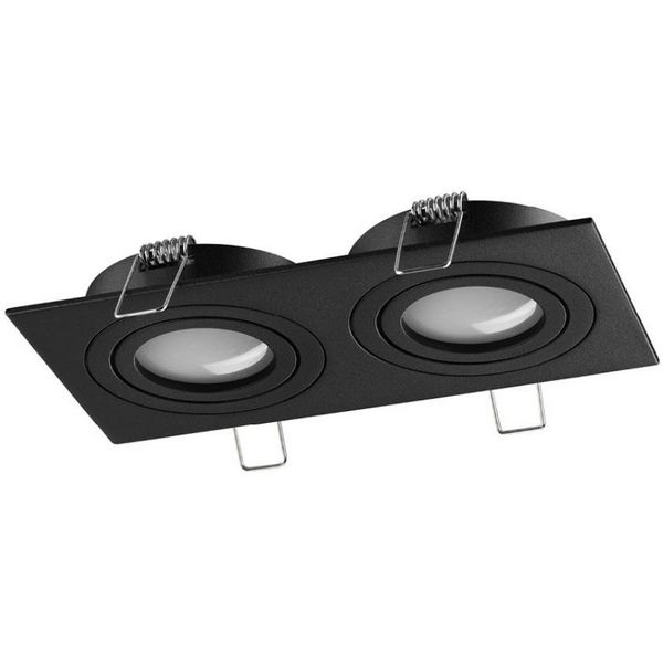 Светильник встраиваемый поворотный 17 см, Novotech Morus 371022, черный