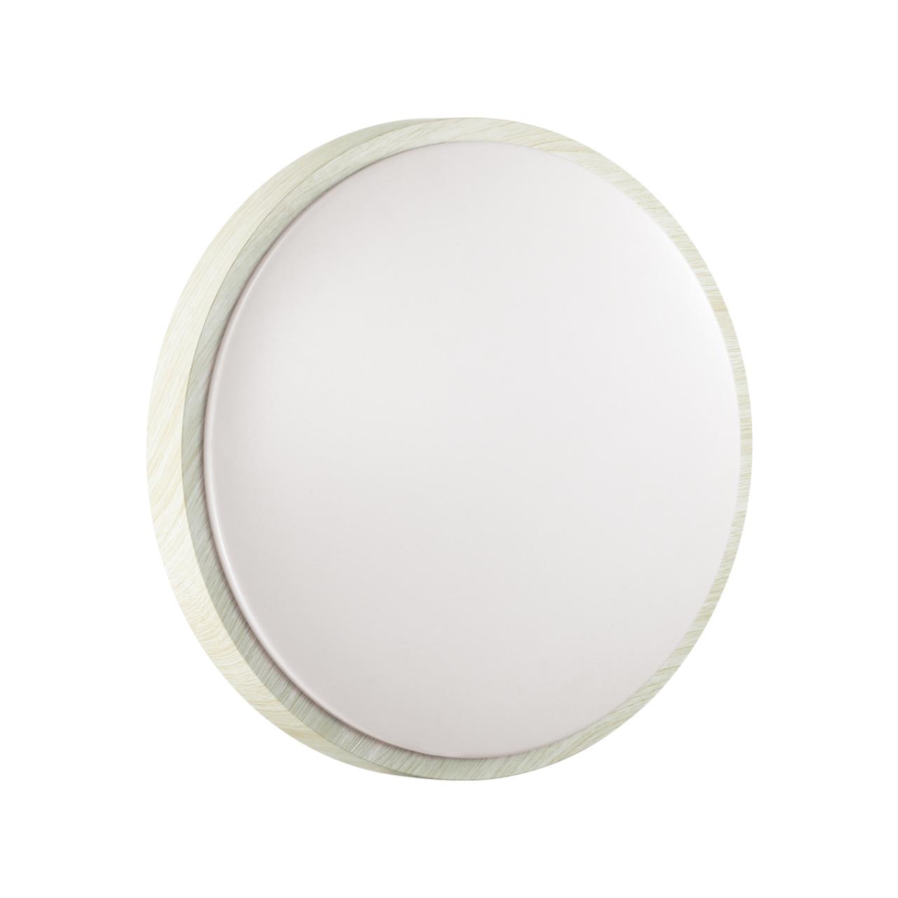 Cветильник 50*6 см, LED 72W, 3000-4200-6300 К, IP43, белый/беленый под дерево, пластик Sonex Losta, 7628/EL