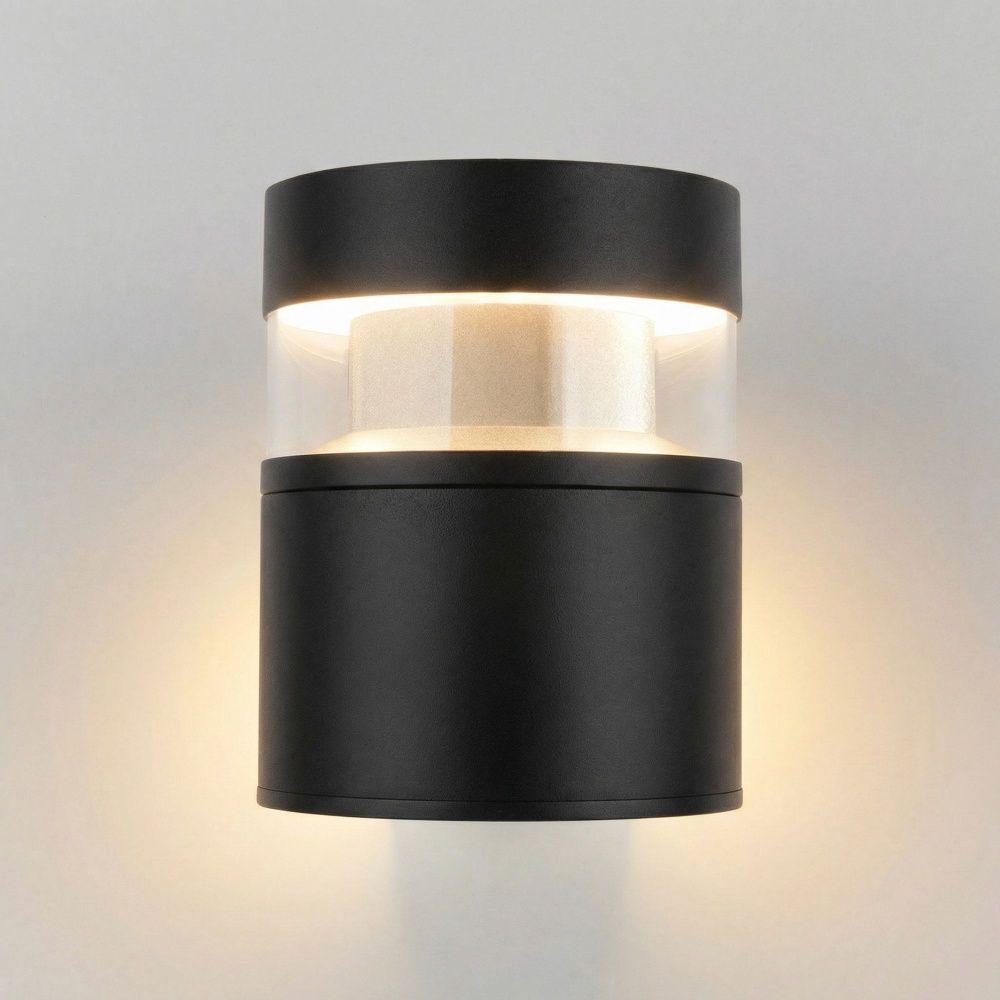 Уличный настенный светильник 1530 TECHNO LED 3000K чёрный 1530 TECHNO LED черный Elektrostandard  4690389219139, a072083