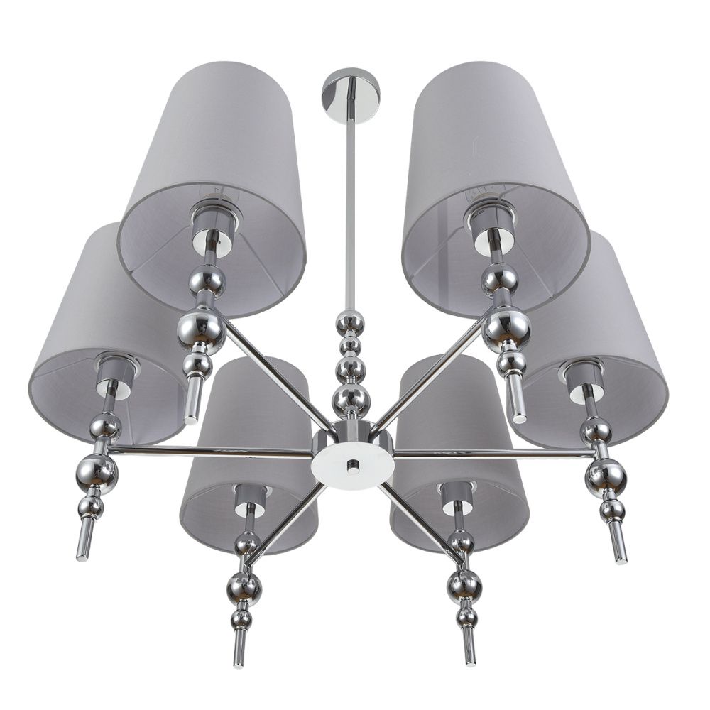 Люстра на штанге 80 см, Lumion Moderni Ilaria 8437/6, хром