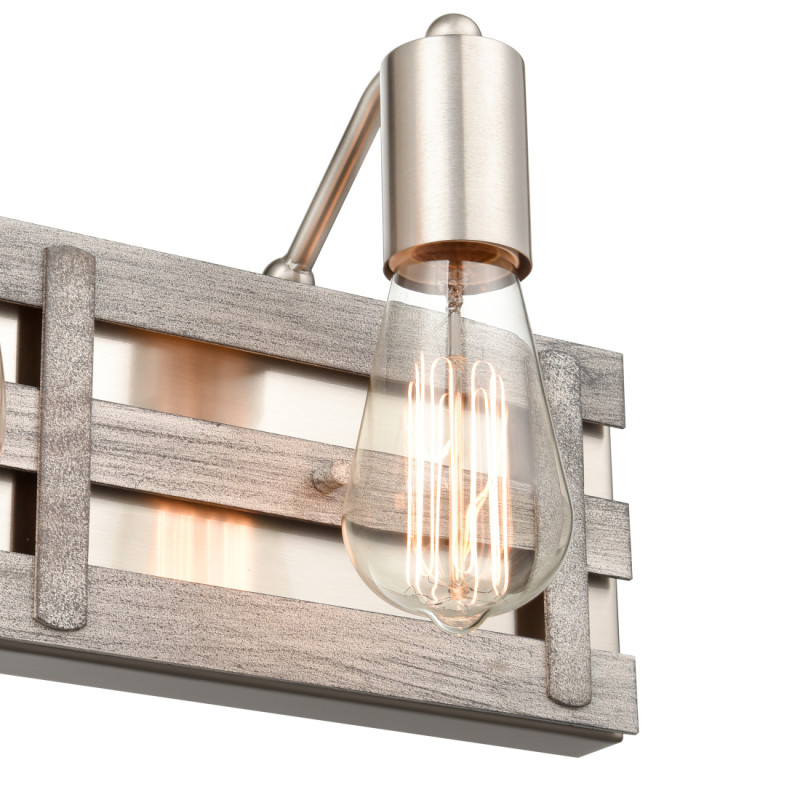 Бра 12*41*19 см, 2*E27 античный серый Vele Luce Shield VL6385W02