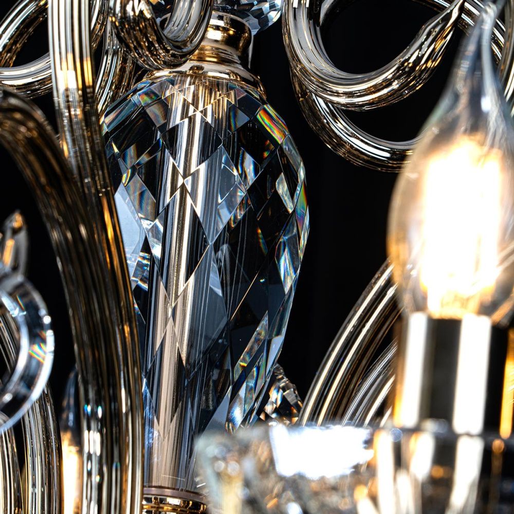 Люстра 65 см, 6*Е14*40W, Modelux  ML.7141.6P, Золото