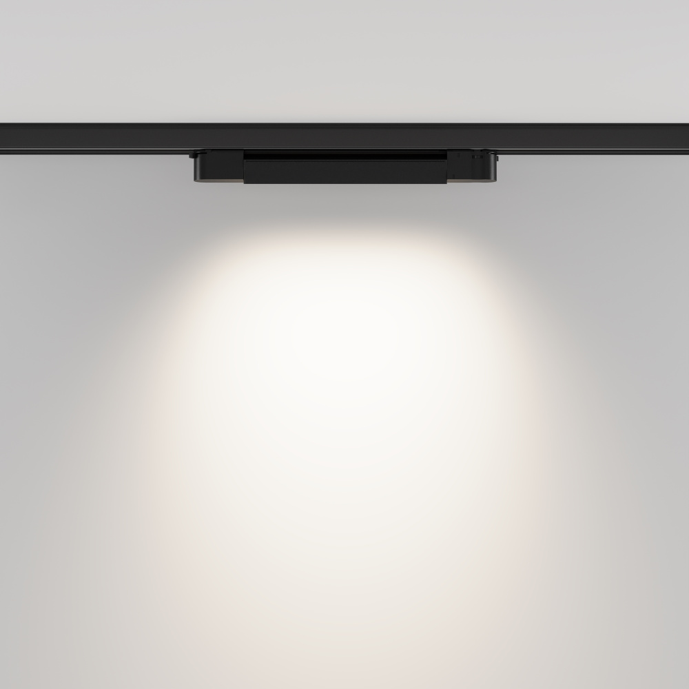 Трековый светильник 34,5*3,5*-6 см, *LED*10W, 4000K, Maytoni Technical Basis TR196-3-10W4K-B(N), Черный