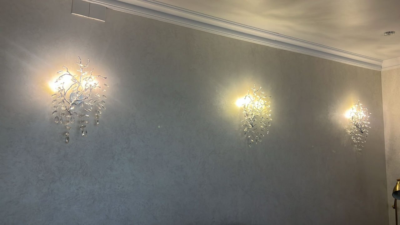 Бра 35*35*50 см, 3 G9*40W, Odeon Light Delica, хром 4970/3W