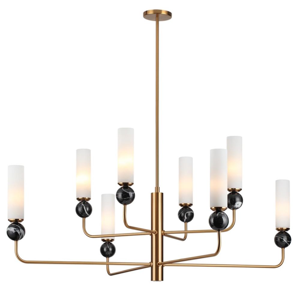 Люстра 144 см, 8*E14*40W, Odeon Light Lolla 4361/8, латунь