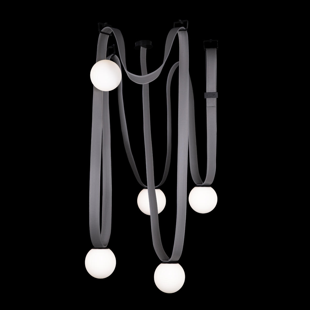 Подвесной светильник 80*150 см, 5*G9*40W LOFT IT Picot 10240/5 серый