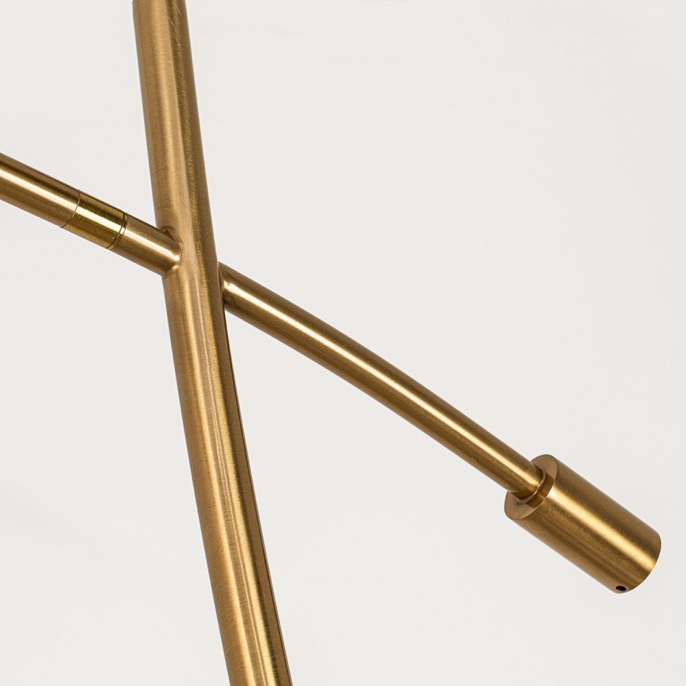 Торшер **-160 см, 1*Е27*60W, Modemodern  MD.6616.01FL, Латунь