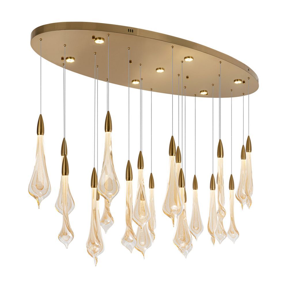 Светильник 160*160*150 см, LED*97W, 4000K, Modelux  ML.89181.22 BS, Латунь