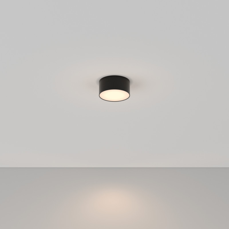 Светильник 12 см, 12W, 3000K, Maytoni Technical Zon C032CL-L12B3K, черный
