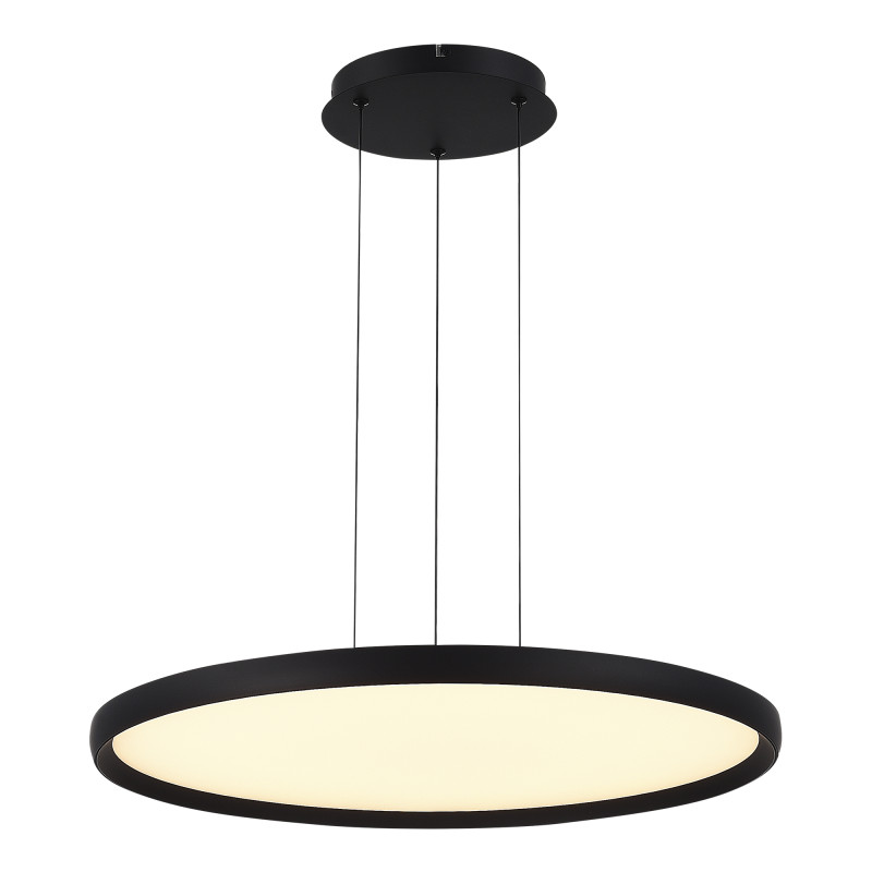 Подвесной светильник 59*200 см, LED, 45W, 3000-6000К, ST-Luce Satellite SL6015.403.01 черный