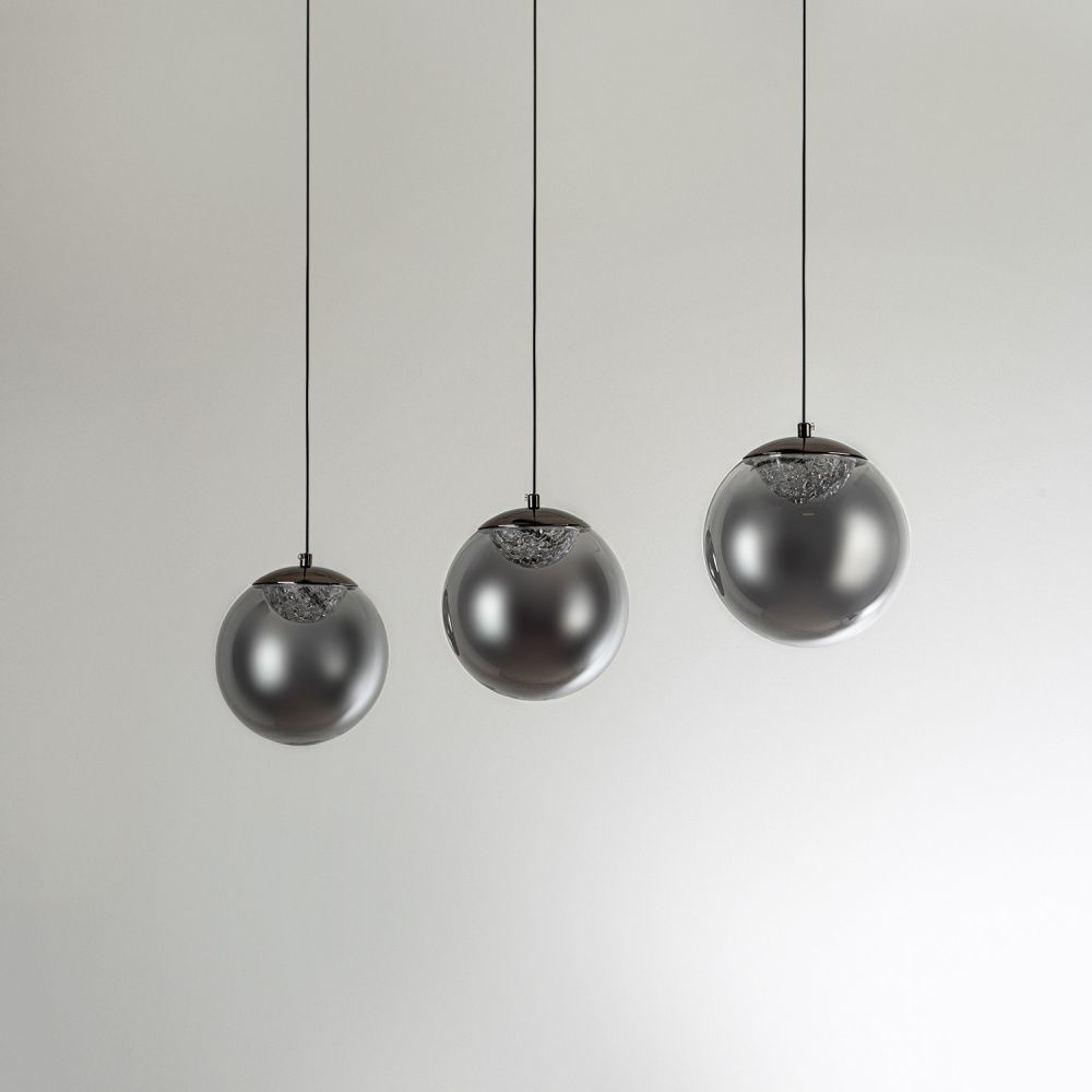 Светильник 70** см, LED*17W, 3000-6000K, Modelux  ML.2338.3L BK, Чёрный