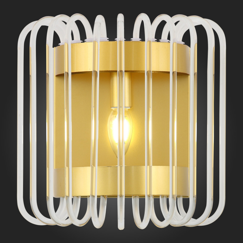 Бра 30 см, 40W, ST LUCE GROSSETO SL1228.201.01 Золотистый