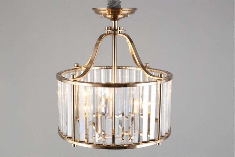 Подвесная люстра 40*50-148,5 см, 4*E14, 40W, Aployt Romen APL.809.03.04, золотой