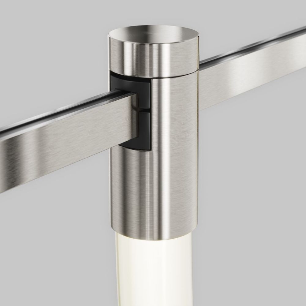 Трековый магнитный светильник 200 см, 27W, 4000K, Maytoni Technical Tau Flarity TR154-1-27W4K-PT, платина