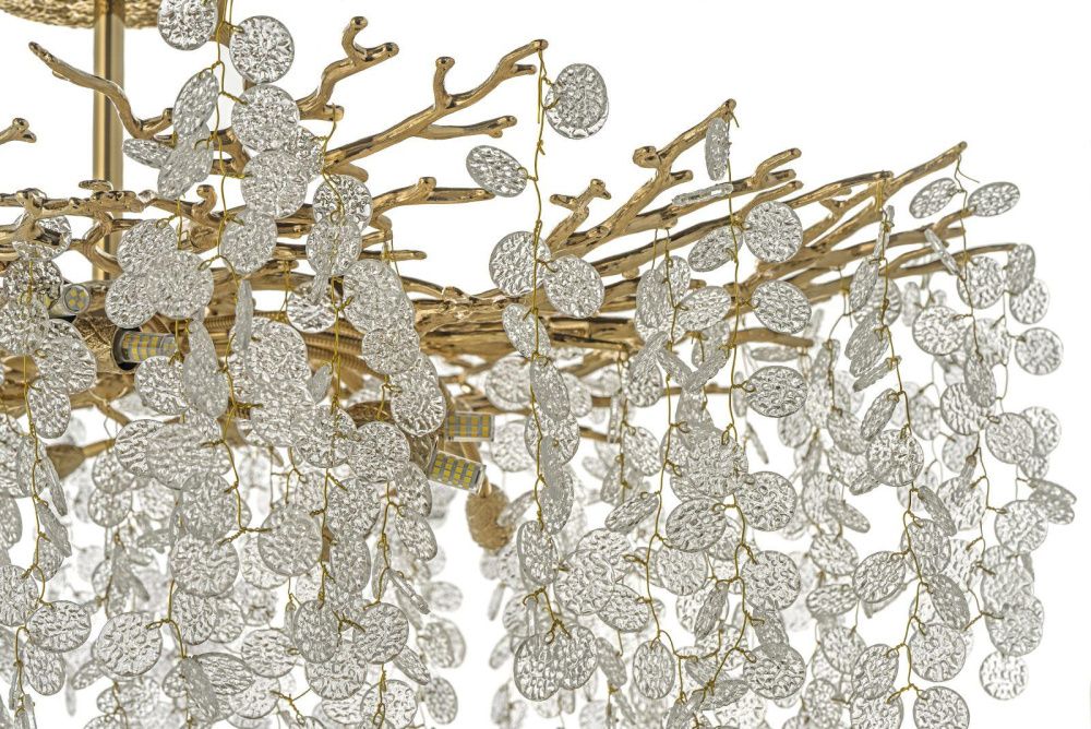 Люстра потолочная *100*55 см, 14*G9*40W, Dio D`arte Tavenna Gold Tavenna H 1.3.100.102 G, золотой