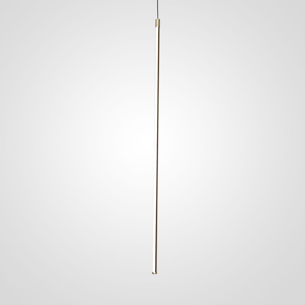 Подвесной светильник KEMMA H100 Gold 1,5*1,5*100 см, 1*LED*15W, 3000K, ImperiumLoft KEMMA01, Золотистый