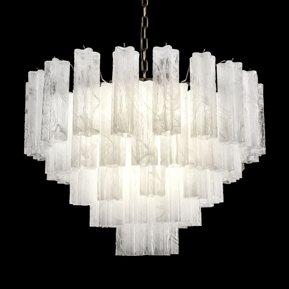 Подвесная люстра 80 см, Loft IT Murano 10580/800 White, бронза