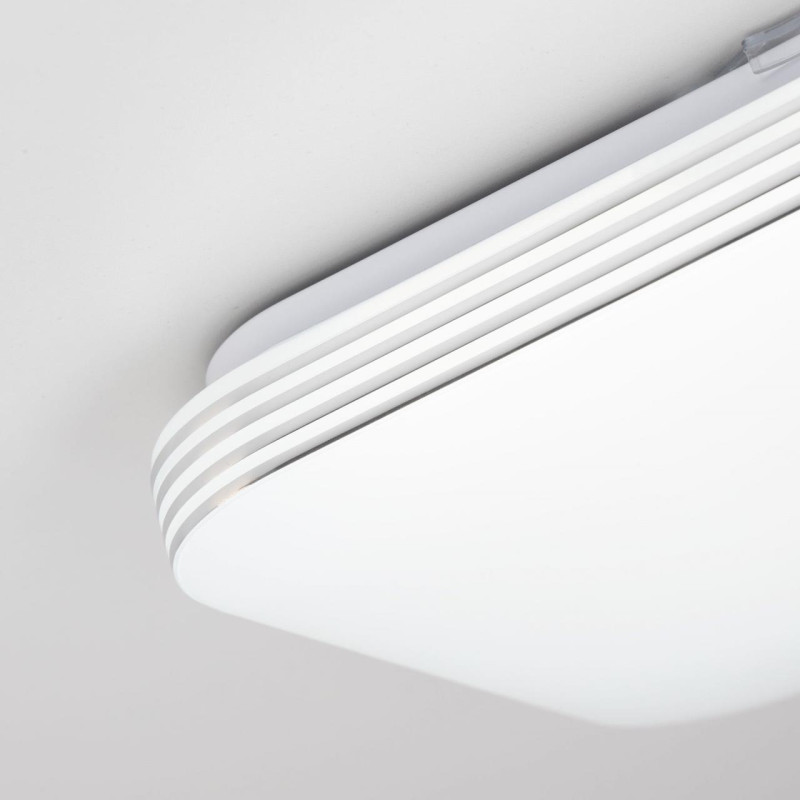 Светильник 28 см, 24W, 3000K-4000K-5500K Citilux Симпла CL714K24SV белый