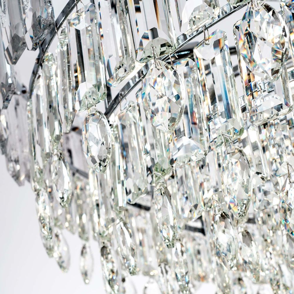 Подвесная люстра 80x80x50см, Е14, 18x40Вт, , Modelux ML.7082.18 CR Хром