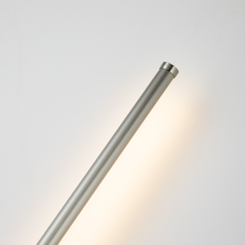 Бра 60 см, LED 12W, 3000K, 1800Lm, 2-3 м2 Favourite Reed 3002-1W, D70*W50*H600, каркас светильника в цвете никель