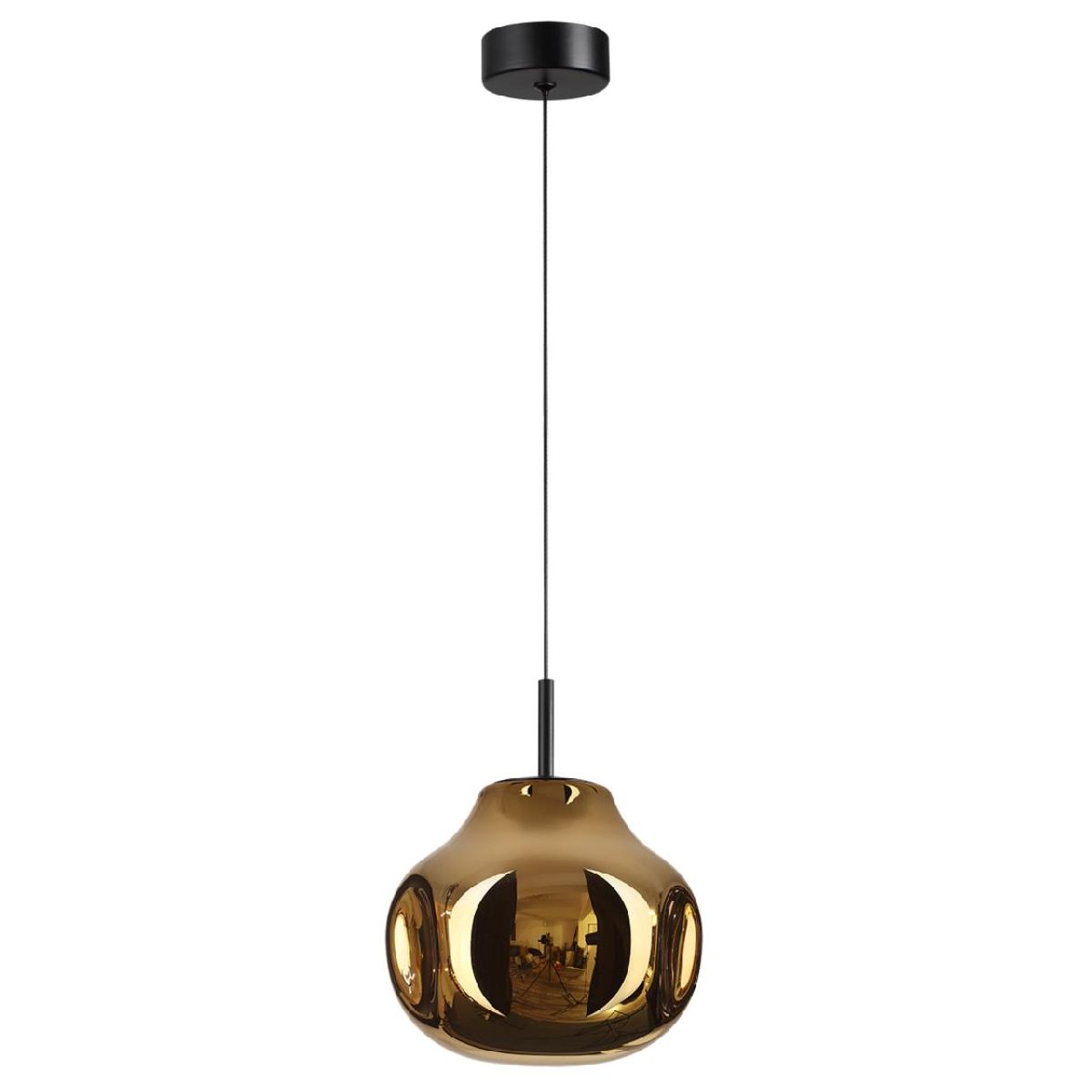 Подвесной светильник 16 см, 4W, 4000K, Odeon Light Pendant Vaso 5097/4LA, черный
