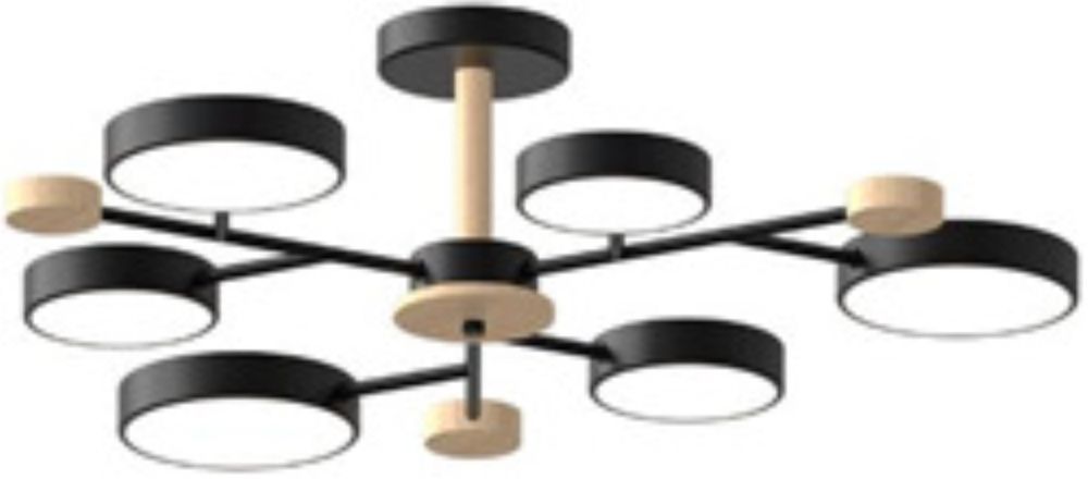 Потолочный cветильник LED4U L3214-750 BK