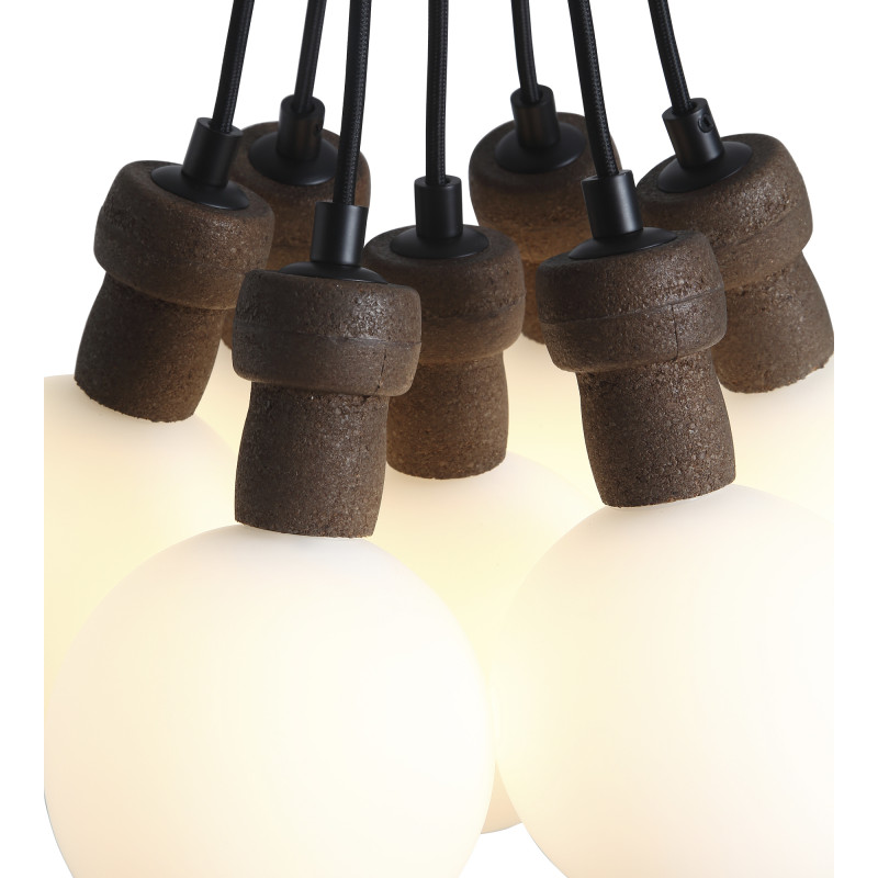 Светильник подвесной CORK 7*G9*5W 4000K ST LUCE SL6226.403.07 черный